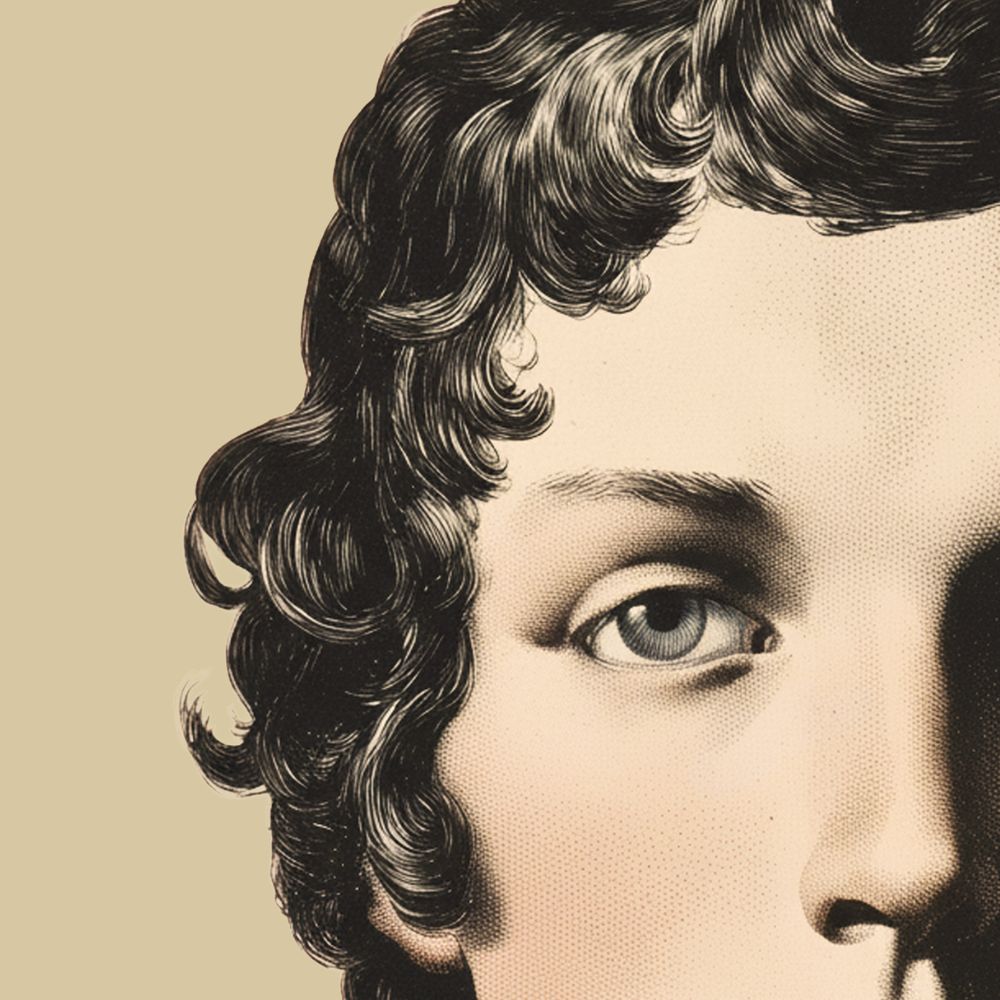 [looks] chino · square fine art greeting card